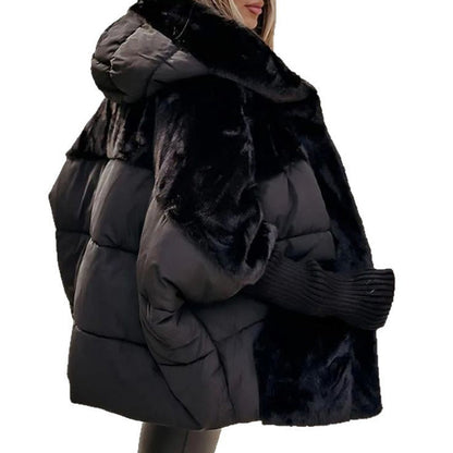 🍂 Early Fall Pre-sale: 50% Off！！⏳Women's Oversized Hooded Patchwork Puffer Coat