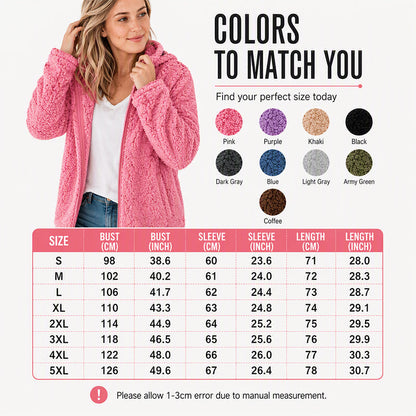 Women's Cozy Hooded Fleece Jacket
