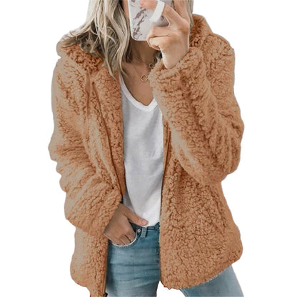 Women's Cozy Hooded Fleece Jacket